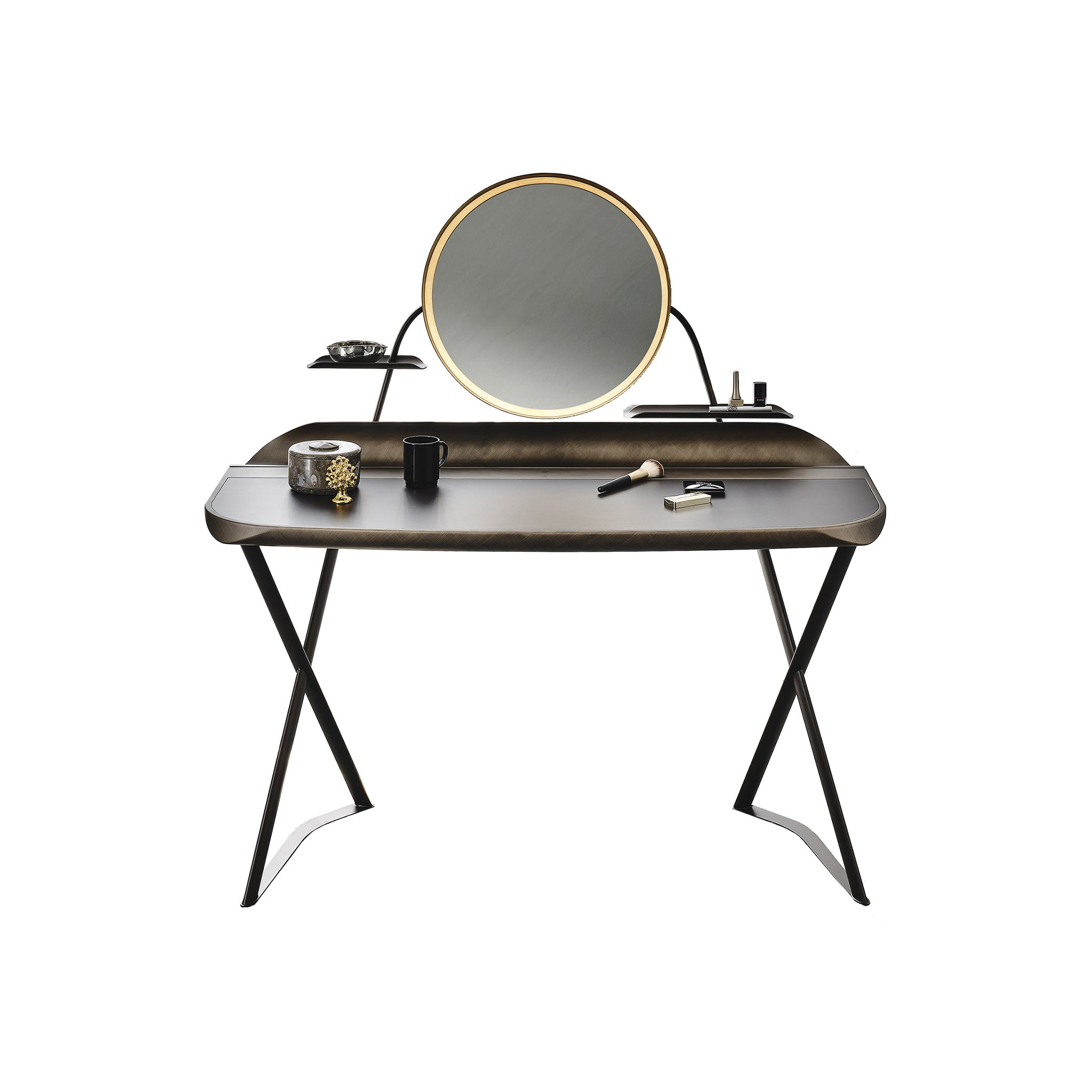 Cocoon Trousse Leather Dressing Table – Sihir Mobilya