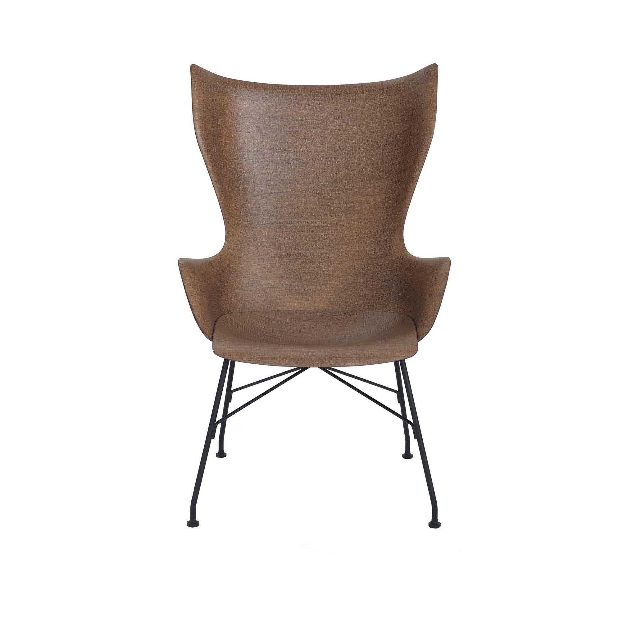 K/Wood Koyu Kahve Ahşap / Siyah - Sihir Mobilya