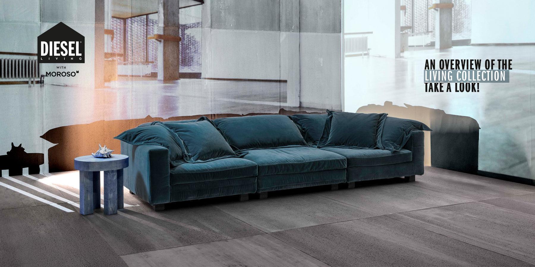 Diesel Living with Moroso: Bohem Tarzın İkonik Buluşması