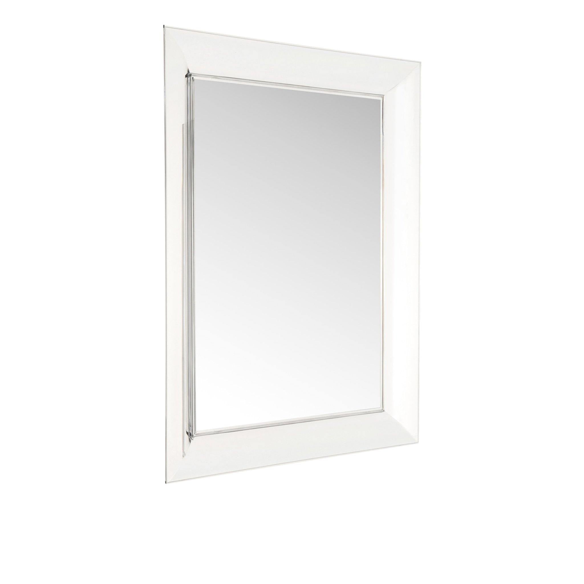 François Ghost Parlak Beyaz Ayna H:111cm - Sihir Mobilya